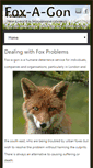 Mobile Screenshot of fox-a-gon.co.uk