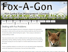 Tablet Screenshot of fox-a-gon.co.uk